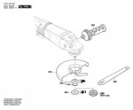 Bosch 0 601 856 G03 Gws 26-230 Jbv Angle Grinder 230 V / Eu Spare Parts